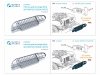 Quinta Studio QT35019 Dodge WC-52 front grille (Zvezda) 1/35